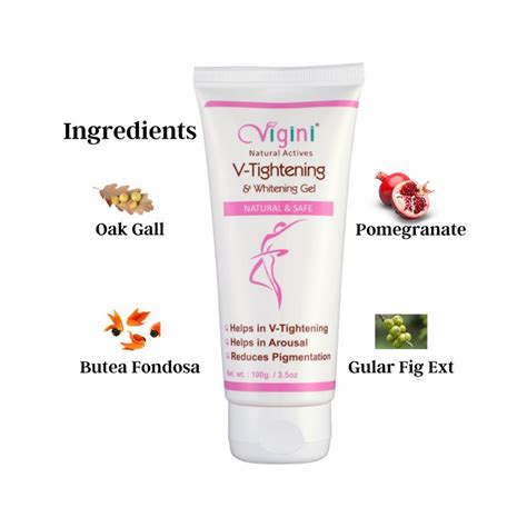 Vigini Vaginal V Tightening Whitening & Lightening Water Based Gel 100g ...