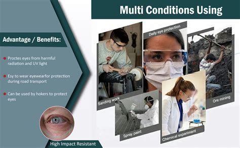 VENUS - E-603 CHC - Over Spectacle Safety Eyewear - ISI Certified, Hard ...