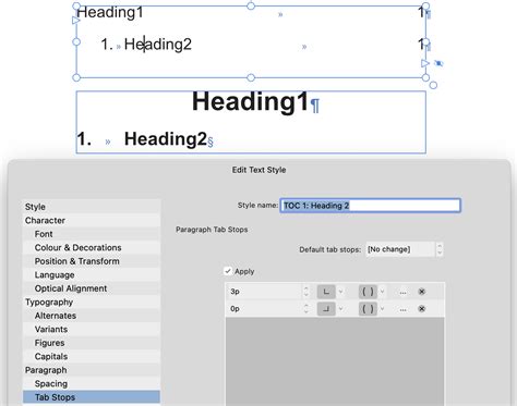 [Affinity publisher V1] TOC and text styles - Desktop Questions (macOS ...