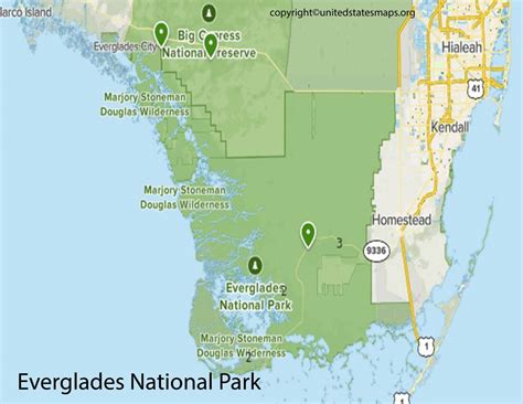 Everglades National Park Map [Florida National Park Map]