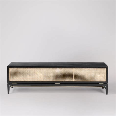 Woodworm Premium Furniture | Raphia Tv Stand | Solidwood and Rattan ...