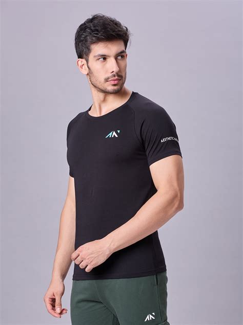 Aesthetic Black Tshirt | Gym Tee For Men | Bodybuilding Tshirt ...