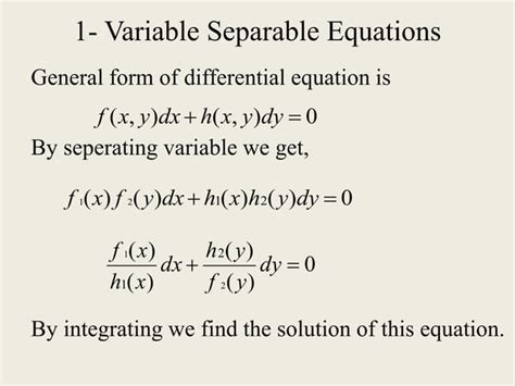 Image result for Ordinary Differential Equation Simple Example