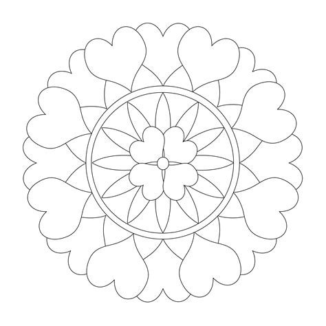 Free Printable Mandala Coloring Pages For Adults - Best Coloring Pages ...