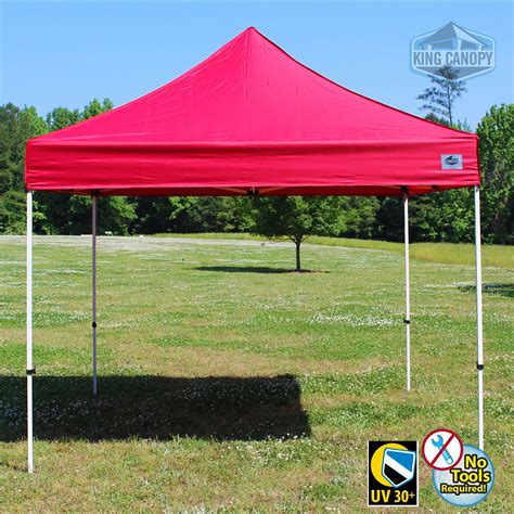 King Canopy FESTIVAL 10X10 Instant Pop Up Tent w/ RED Cover - Walmart.com