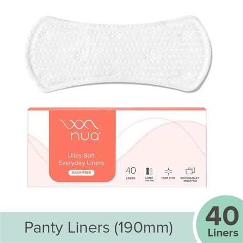 Buy Nua Ultra-Soft Panty Liners - 190 mm Online