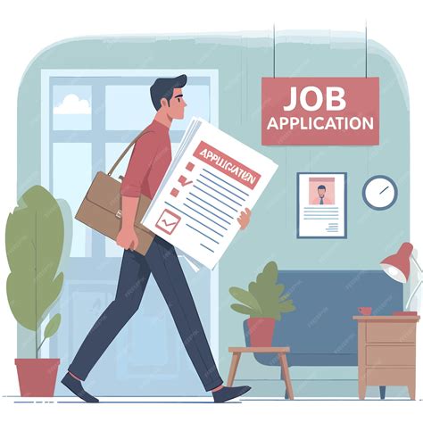 Premium Vector | Employees looking for job illustration