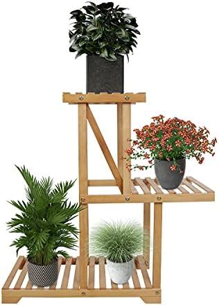Dime Store Wooden Plant Stand for Balcony Living Room Indoor Outdoor ...