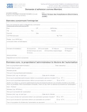 Remplissable En Ligne vsei Gesuch um Aufnahme als Verbandsmitglied ...