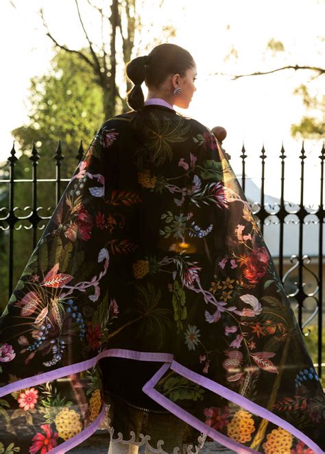 Saira Shakira Bloom Luxury Lawn Suit - SAUVAGE 6-B | Black Pakistani ...