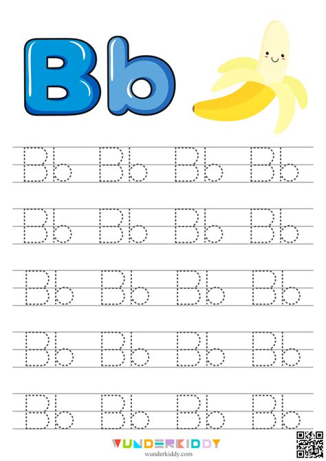 Printable Alphabet Tracing Worksheet for Kindergarten