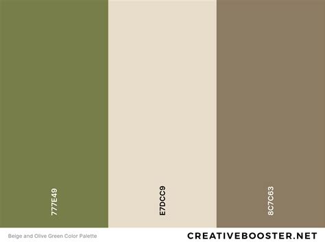 25+ Best Colors That Go With Olive Green (Color Palettes) – CreativeBooster