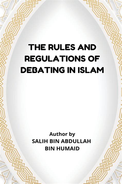 Buy The Rules and Regulations of Debating in Islam Book Online at Low ...