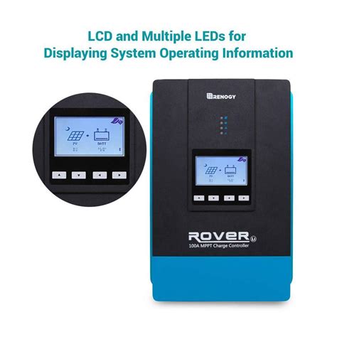 Buy Rover Li 48-Volt 100 Amp MPPT Solar Charge Controller Auto LED ...