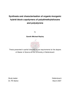 Fillable Online Analysis and characterisation of organic inorganic ...