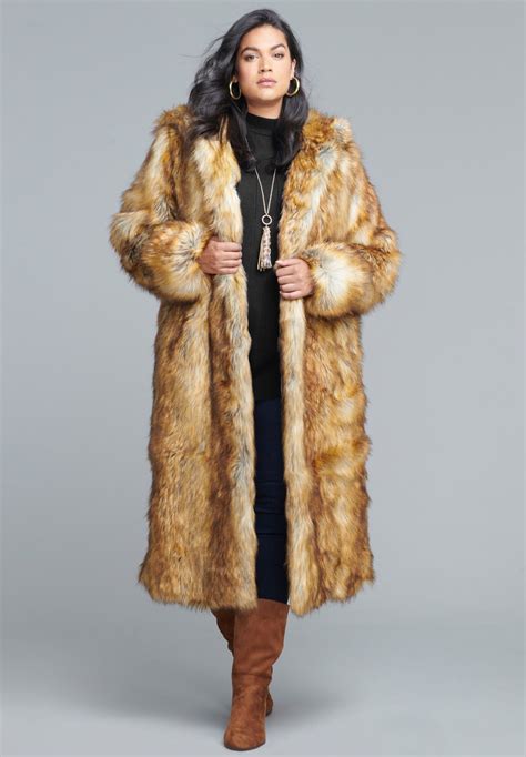 Floor Length Fur Coat - Tradingbasis