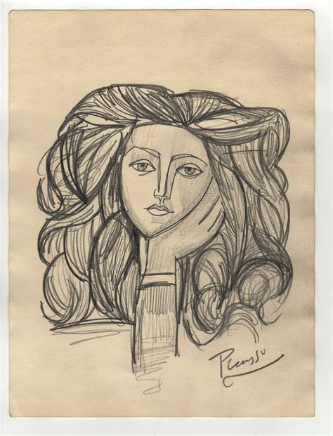Pablo Picasso - Pencil Drawing - Portrait | #3442701091