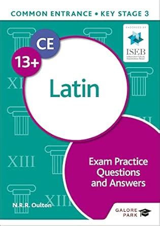 Common Entrance 13+ Latin Exam Practice Questions and Answers eBook ...