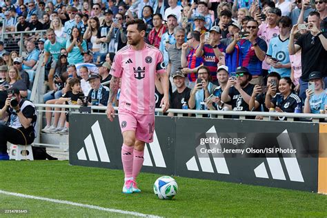 Lionel Messi of Inter Miami CF during a game between Inter Miami CF ...