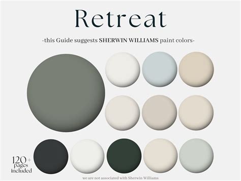 Sherwin-williams Color Designer Palette: Retreat, 12 Sherwin Williams ...
