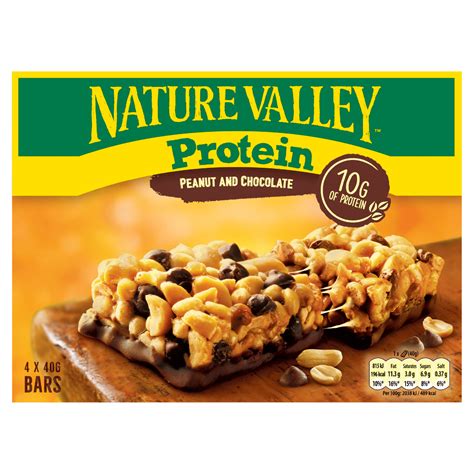 Nature Valley Protein Peanut & Chocolate Bars 4 x 40g (160g) - One Stop