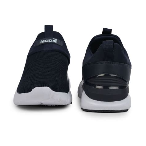 Buy Leap7x Non-Lacing Men's Navy Blue Casual Shoes BRISK-01