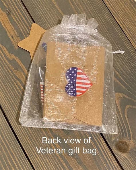 Small Veterans Gift Bag, Veterans Gift, Veterans Day Gift, Thank You ...