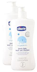 Buy More Combo - Chicco Baby Moments Gentle Body Wash and Shampoo ...
