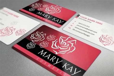 Mary Kay Business Card Template 的图像结果