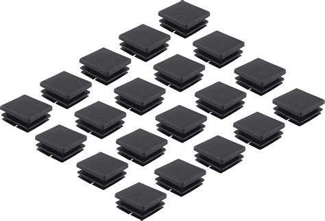 LDEXIN 20Pcs 1 Inch (25mm) Square Plastic Plugs Black India | Ubuy