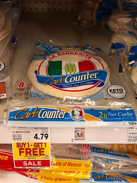 La Banderita Carb Counter Tortillas are B1G1 FREE at Kroger! - Kroger Krazy