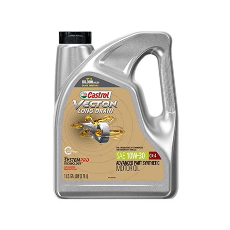 Buy Castrol Vecton Long Drain 10W-30 CK-4 Part Synthetic Diesel Engine ...