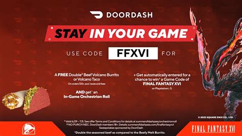 Final Fantasy 16 Taco Bell DoorDash Code: How to Get Free Orchestrion ...