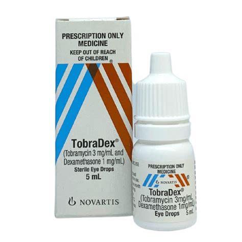 Tobradex 3mg/ml Eye Drops 5ml | Buy Online from Vet Post NZ | Fast Delivery