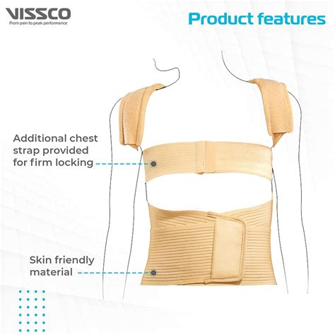 Buy Vissco Dorso Lumbar Spinal Brace (Taylor Brace) – Post-Spine ...