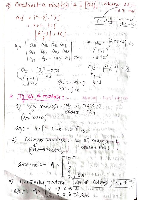 Image result for Math Grade 12 Matrices