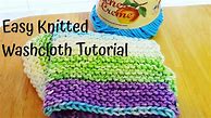 Image result for Free Knitted Dishcloth Patterns