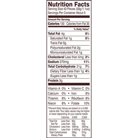 Our 15 Favorite Goldfish Crackers Nutrition Facts Of All Time – Easy ...
