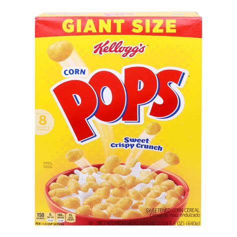 Kellog's Corn Pops Sweetened Corn Cereal 640 g Online at Best Price ...