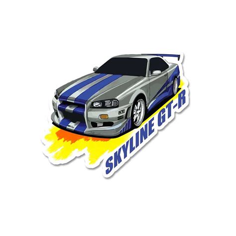 Buy Skyline Gt R Sticker Online | Premium Waterproof Vinyl | STICK IT UP