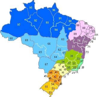 Brazil Phone Code Map 的图像结果