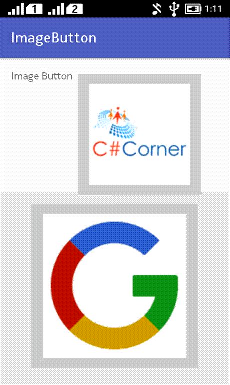 Android Studio Image Button Clickable 的图像结果