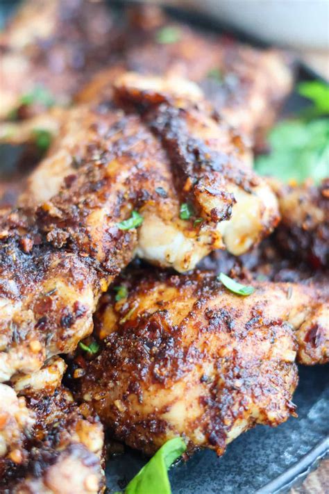Jerk Chicken Thighs - Golden Grace Kitchen