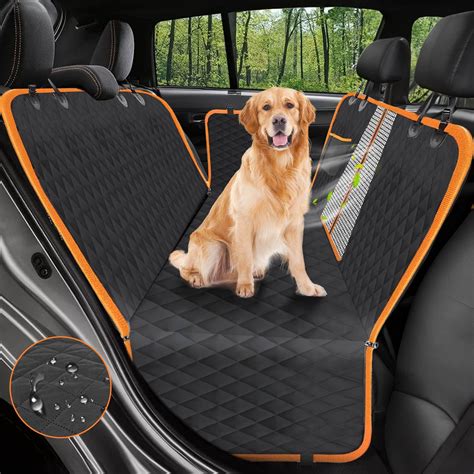 Amazon.com : Victoper Dog Car Seat Cover, 600D Heavy Durable Dog Seat Cover for Back Seat, 100% ...