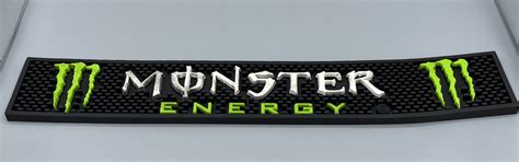 Monster Energy Drink Rubber Bar Mat Man Cave | Ubuy India