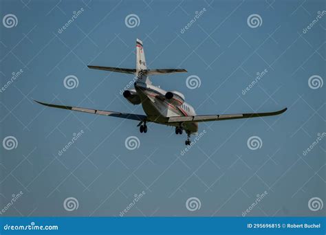 HB-VMS Cessna 680A Citation Latitude Jet in Zurich in Switzerland Editorial Image - Image of ...