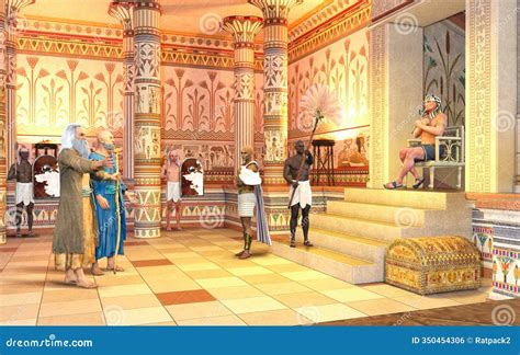 Biblical Moses Speaks To Pharaoh Ramses To Free the Israelites from ...