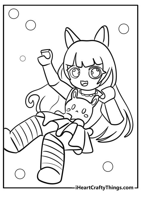 Aphmau Kawaii Chan Coloring Pages Sketch Coloring Page