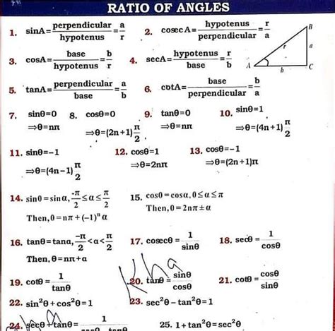 Image result for Trigonometry Formula Tutorial