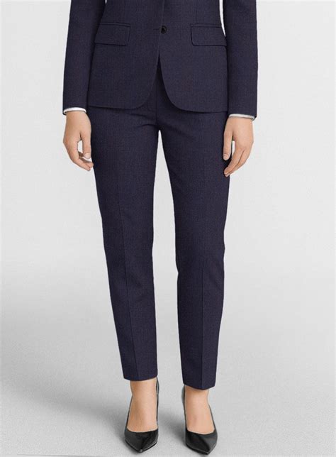 Women's Napolean Eggplant Wool Pants – StudioSuits